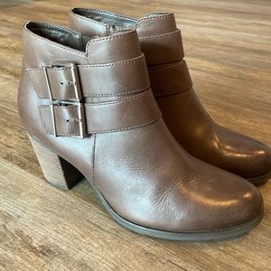 Clarks Artisan Brown Bootie - size 8.5
